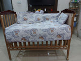 Crib Come Bed with Bedding, Side Bumpers & Mattress