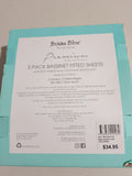 Bubba Blue Australia Premium 2-Pack Bassinet Fitted Sheets
