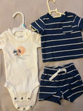 Carter's Boy's Summer Outfit Set / Size Newborn