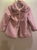 Pink Faux Fur Coat / Size 4-5yrs