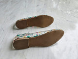 Comfortable Floral Print Ballerinas / Size 8