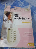 Tommee Tippee Breast Milk Pouch 180ml / 6oz / Pack of 20