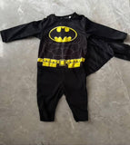 H&M Batman Outfit with Detachable Cape / Size 3-6m / Can Fit Upto 6-9m
