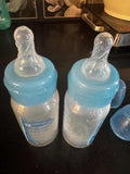 Dr Brown’s 4oz Bottles / Size 2 Geat and Extra Size 1 Teats