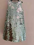 H&M Sequinned Shift Dress / Size 7-8yrs