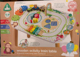 Wooden Activity Train Table