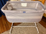 Chicco Crib Next2Me Pop Up Cosleeping Grey Mist