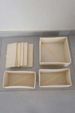 Fabric Drawer Organizer Bins / Pack of 7