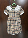 Scottish Print Dress / Size 4yrs