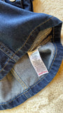 Next Indigo Blue Denim Pinafore Dress / Size 18-24m
