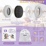 AIXMEET 2 in 1 Baby Ear Muffs Noise Protection, Ear Defenders, Noise Cancelling Headphones for Toddler & Infant / Suitable for 0-36m