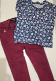 Carter's Girls T-Shirts + Jeans Set / Size 12-18m