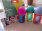 Boon Nursh Air Free Feeding x 3 Bottles / Age 3m +
