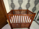 Custom-Made Solid Wood Baby Cot