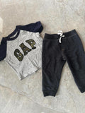 Baby Gap Tee Size 6-12m & Carter’s Soft Denim Trouser Size 12m