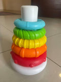 Rainbow Stacking Stack Up Colorful Ring Tower From Entertainer