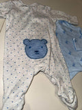Mothercare Baby Cotton Printed Sleepsuits/Onesies / Size Newborn