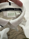 Ted Baker 2Pc Dungaree & Polo Set / Size 6-9m
