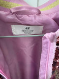 H&M Sequin Bomber Jacket / Size 5-6yrs