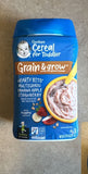 Gerber Grain & Grow Hearty Bits Multigrain baby cereal / 12m+ / Expiry 05/25