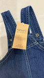Next Denim Pinafore Dress / Size 6-9m