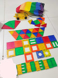 Picasso Magnetic Tiles / Includes 1 Car &  61 Tiles