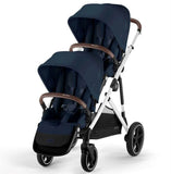 Cybex Twin Stroller With 2 Car Seats & 2 Toddler Seats
