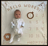 Carter’s Monthly Milestone Blankets / Size 30’’ x 40’’
