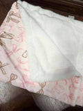 Marshalls x 2 Headbands, Booties & Blanket Set Fleece Blanket / Size 30x40”