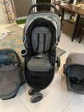 Graco Baby Stroller Travel System with Car Seat & Bassinet / Stroller Age Limit 0m-4yrs / Car Seat Age 0-12m