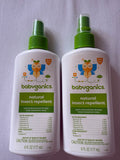 Babyganics Naural Insect Repellent Spray 6 FL oz 177ml / Pack of 2