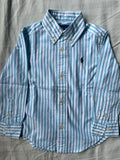 Ralph Lauren Striped Button Down Shirt / Size 3/3T