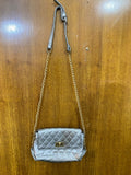 Shoulder Quilted Bag with Long Chain