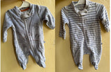 Little Darlings Zipper Sleep / Pack of 2 / Size Newborn