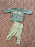 H&M Sweatshirt & Leggings / Size 2-4m