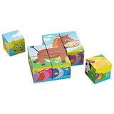 Playtive Puzzle Cubes / 9 Pcs