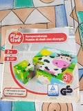 Playtive Puzzle Cubes / 9 Pcs