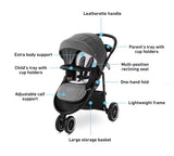 Graco Modes 3 Lite Platinum Baby Stroller