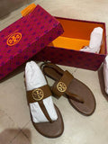 Tory Burch Benton Flat Thongs / Size 7 M