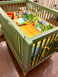 Wooden Cot with Mattress