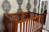 Custom-Made Solid Wood Baby Cot