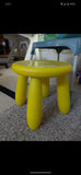 Ikea Mammut Yellow Stool