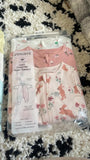 Juniors Printed Closed Feet Sleepsuit with Long Sleeves / Set of 3 / Size 6-9m Upto 9kgs