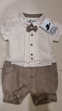Juniors Baby Boy's Romper with Bow Tie / Size 3-6m