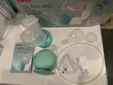 Farlin Ele-Macano 2 in 1 Single Electric Breast Pump with Milk Storage Bottles