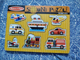 Melissa & Doug Vehicles Sound Puzzle