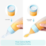 Termichy Baby Silicone Squeeze Spoon Food Feeder