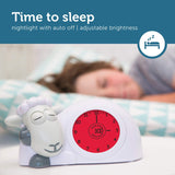 Zazu Sam Sleep Trainer - Grey Sheep Alarm Clock & Night Light