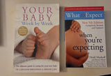 What to Expect When You're Expecting & Your Baby Week by Week Book / Pack of 2