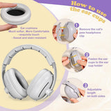 AIXMEET 2 in 1 Baby Ear Muffs Noise Protection, Ear Defenders, Noise Cancelling Headphones for Toddler & Infant / Suitable for 0-36m